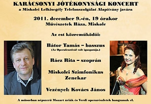 J&oacute;t&eacute;konys&aacute;gi koncert Miskolcon