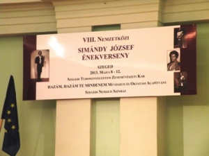 Sim&aacute;ndy J&oacute;zsef &Eacute;nekverseny - előd&ouml;ntők